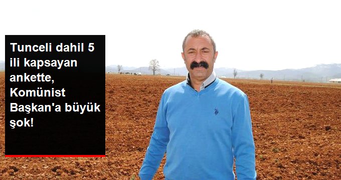 Tunceli'de Yapılan Ankette HDP Adayları, Komünist Başkan Fatih Mehmet Maçoğlu'na Fark Attı