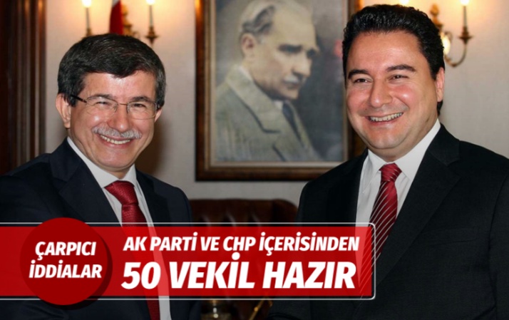 Yeni parti hakkında çarpıcı iddialar! CHP ve AK Parti'den 50 vekil hazır