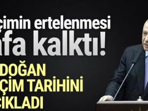Cumhurbaşkanı Erdoğan'dan 'seçim' açıklaması
