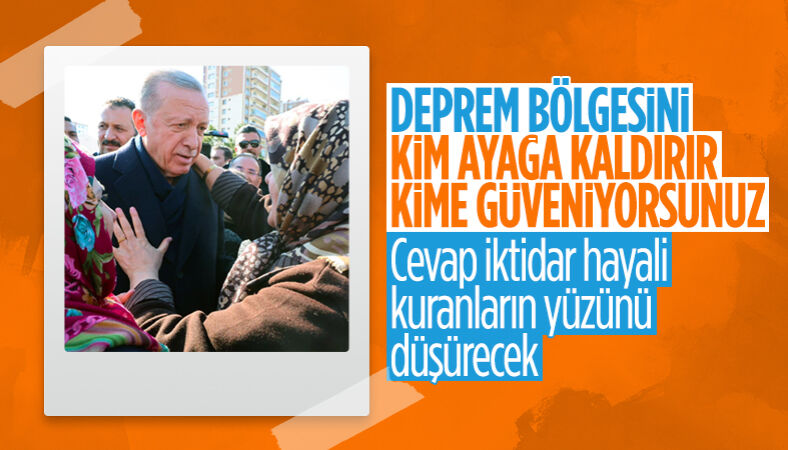 Deprem bölgesinin yeniden yapılanmasında Erdoğan'a güven yüzde 70