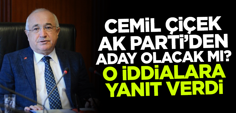 Siyaset  Cemil Çiçek AK Parti'den aday olacak mı?