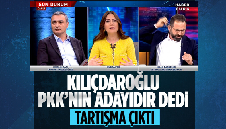 Canlı yayında 'Kılıçdaroğlu PKK'nın adayıdır' sözleri sonrası gergin anlar
