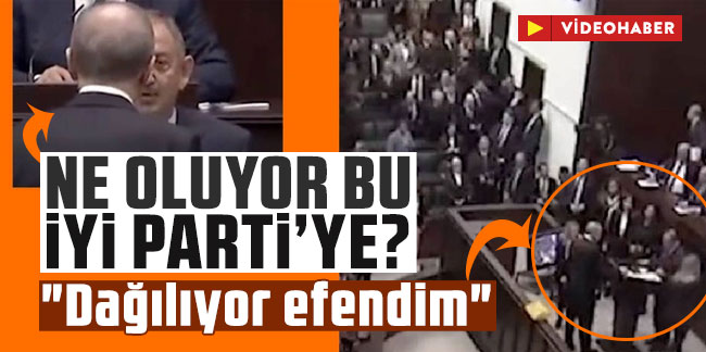 Cumhurbaşkanı Erdoğan 'ne oluyor bu İYİ Parti'ye" diye sordu Mehmet Özhaseki 'Dağılıyorlar efendim' dedi