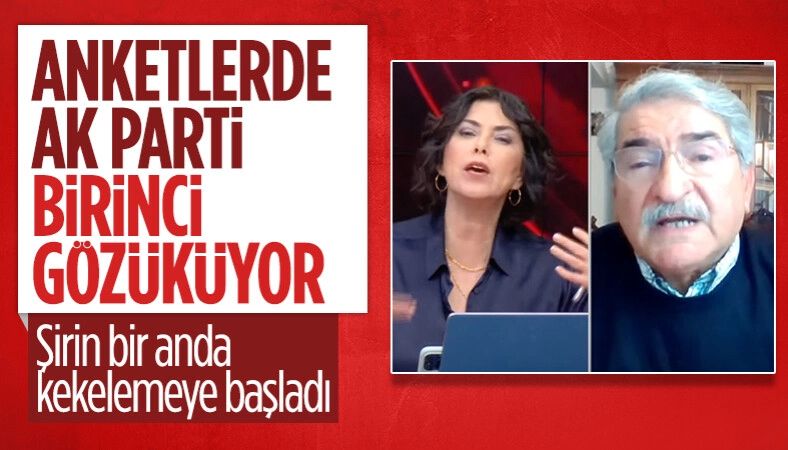 Şirin Payzın, anketlerde AK Parti ve Cumhurbaşkanı Erdoğan'ın birinci olduğunu duyunca lafını unuttu