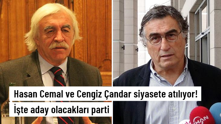 Hasan Cemal ve Cengiz Çandar, Yeşil Sol Parti'den milletvekili adayı oluyor