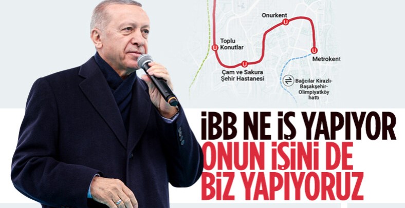 Cumhurbaşkanı Erdoğan'dan İBB'ye tepki
