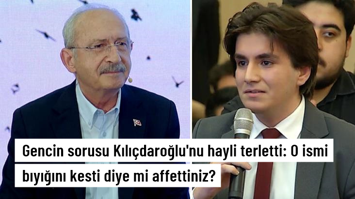 Kılıçdaroğlu'na gençlerden Sadullah Ergin sorusu: FETÖ'yle ilişkisi olan biri bıyığını kesti diye affedildi mi?