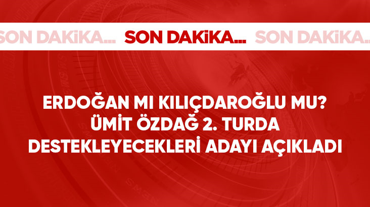 Ümit Özdağ: 2. turda Kılıçdaroğlu'nu destekleyeceğiz