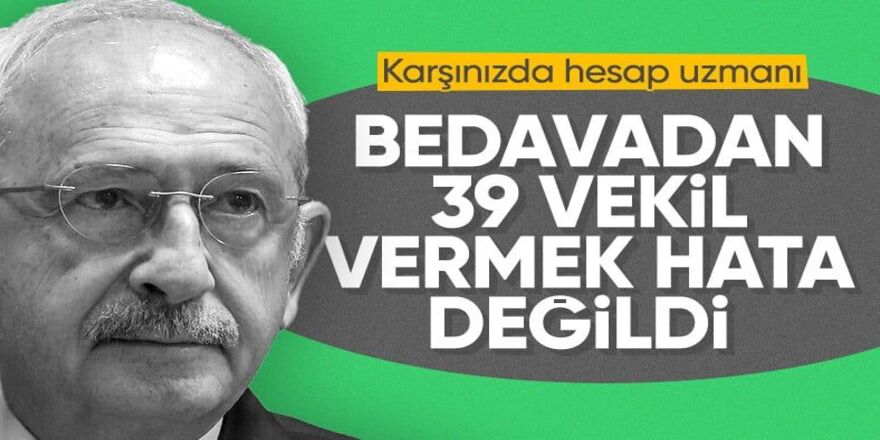 Kemal Kılıçdaroğlu: 39 milletvekili verme kararımız yanlış değil