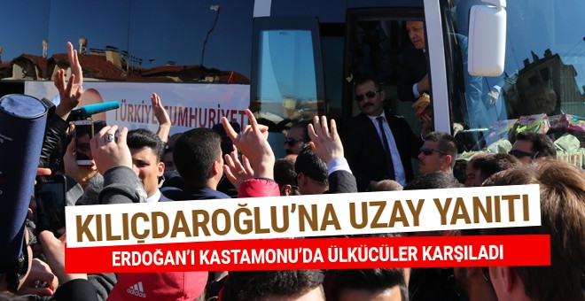 Erdoğan'dan Kılıçdaroğlu'na uzay cevabı