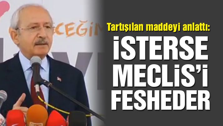 Kılıçdaroğlu Bursa’da yeni anayasayı anlattı