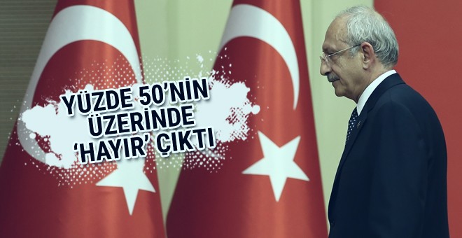 Kılıçdaroğlu'ndan yüzde 50 hayır çıktı iddiası