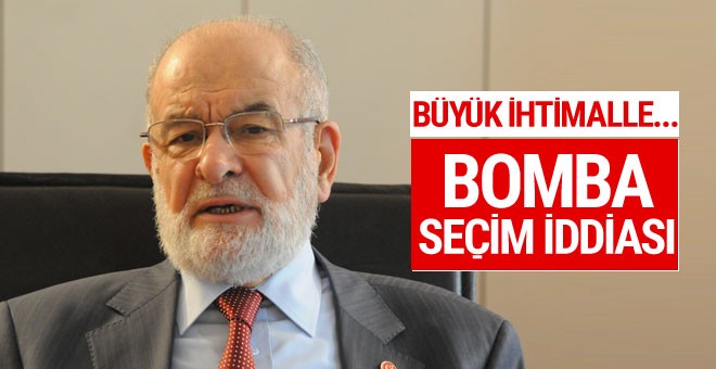 SP Genel Başkanı Karamollaoğlu'ndan bomba seçim iddiası
