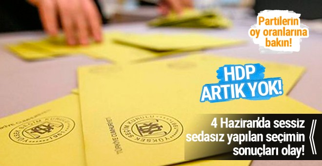 Iğdır 4 Haziran seçim sonuçları bomba HDP bitti!