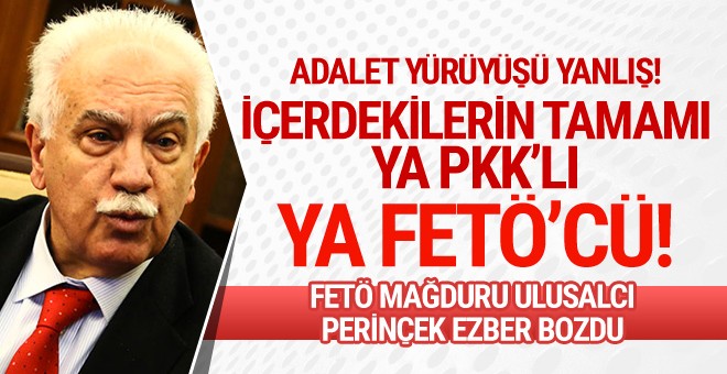 Perinçek'ten Adalet Yürüyüşü tepkisi ya PKK'lı ya FETÖ'cü!