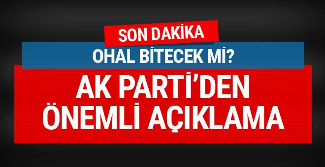 AK Parti'den son dakika açıklaması