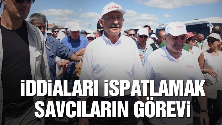 İspat savcının görevidir