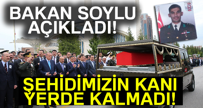 Bakan açıkladı! Yüzbaşı Üçöz'ü şehit eden teröristler öldürüldü