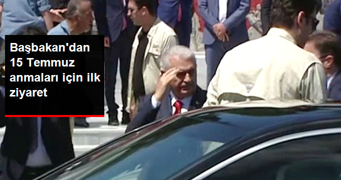 Yıldırım, 15 Temmuz Anması İçin Edirnekapı Şehitliği'nde