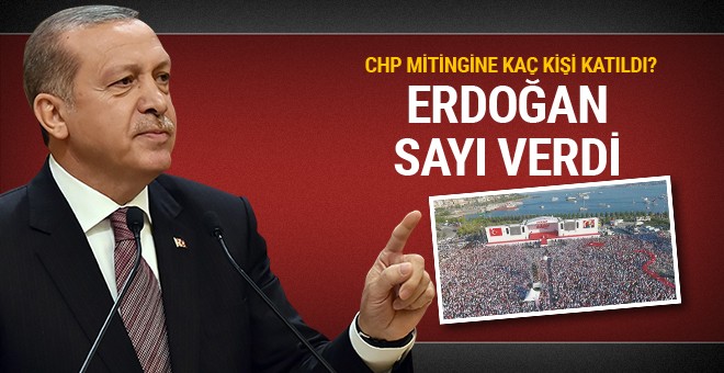 CHP'nin mitingine 170 bin kişi katıldı