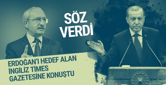 İngiliz Times'a konuşan Kılıçdaroğlu söz verdi