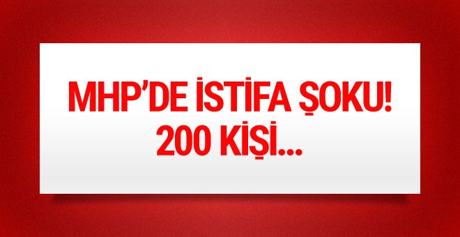 200 kişi toplu olarak istifa etti