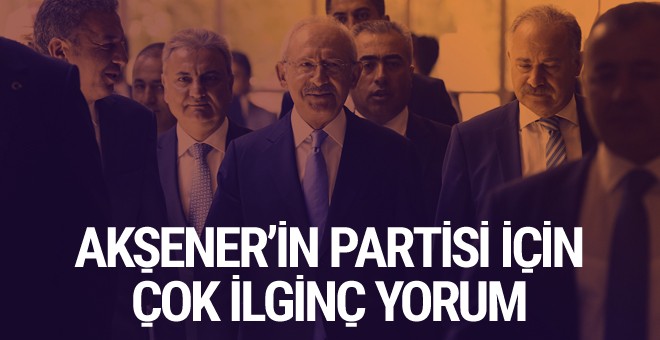 Kılıçdaroğlu'ndan Meral Akşener'in partisine ilk yorum