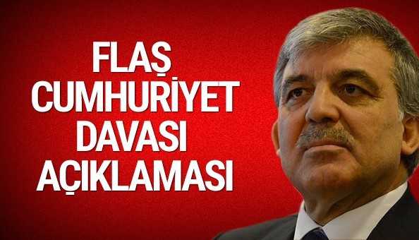 Abdullah Gül'den Cumhuriyet gazetesi açıklaması