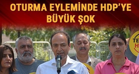 Halk, HDP'nin oturma eylemine ilgi göstermedi