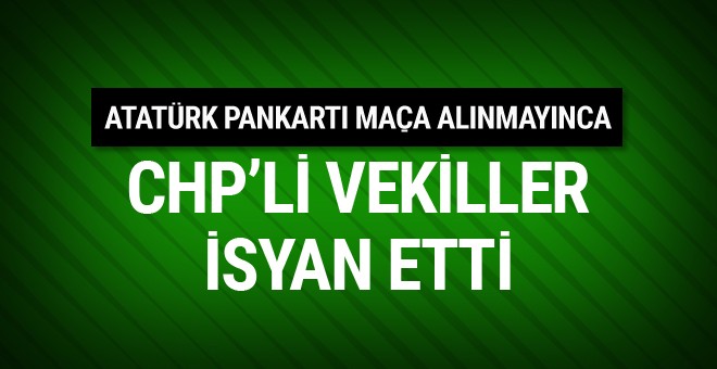 CHP'li vekiller isyan etti