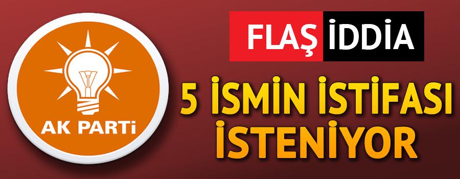 AK Parti'de 5 il başkanının istifası isteniyor