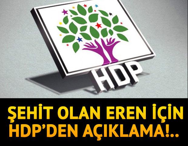 Eren için HDP'den açıklama