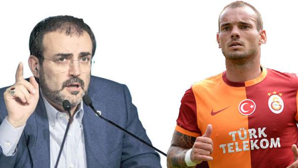 AK Parti'den Sneijder'lı eleştiri