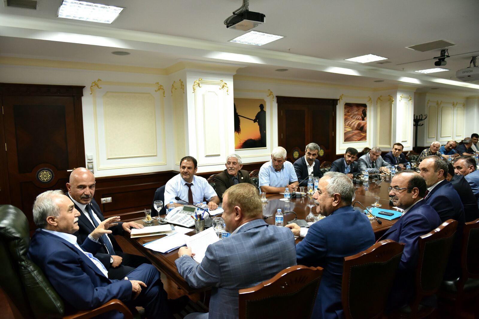Ilıcalı, Ziraat Odası Başkanlarını Bakan Fakıbaba ile buluşturdu