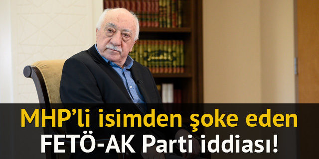 'Üst düzey bir AK Partili FETÖ'cüleri kurtarmak için adliyede bekliyor'