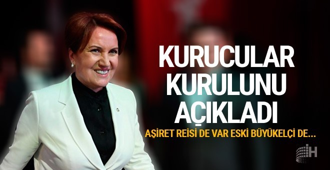 Meral Akşener'in yol arkadaşları belli oldu