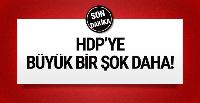 HDP'ye büyük bir şok daha! Onun da vekilliği düşürüldü