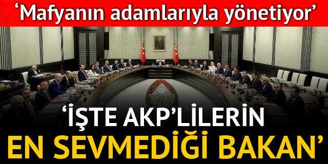 Can Ataklı yazdı: İşte AKP'lilerin en sevmediği bakan