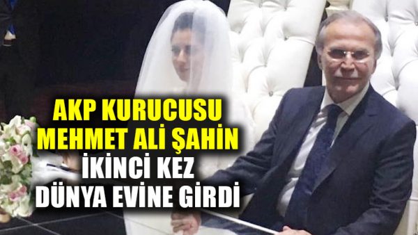 Mehmet Ali Şahin İkinci Kez Evlendi