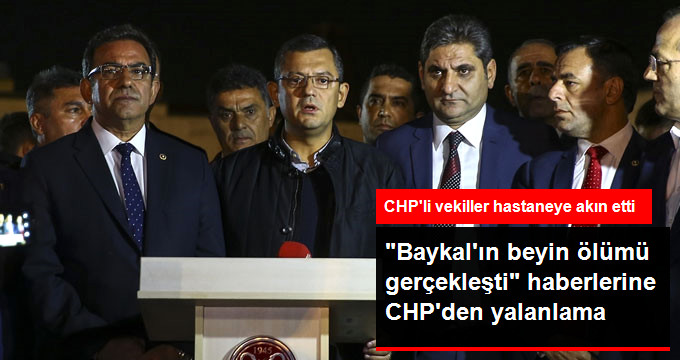 Baykal'ın Beyin Ölümü Gerçekleşti Haberlerine CHP'den Yalanlama!