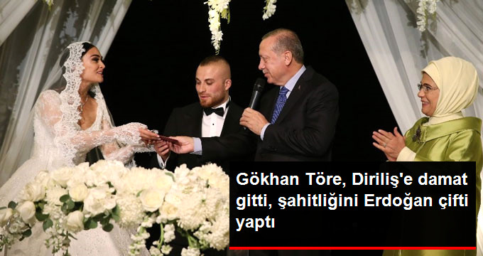 Erdoğan, Beşiktaşlı Gökhan Töre'nin Nikah Şahidi Oldu