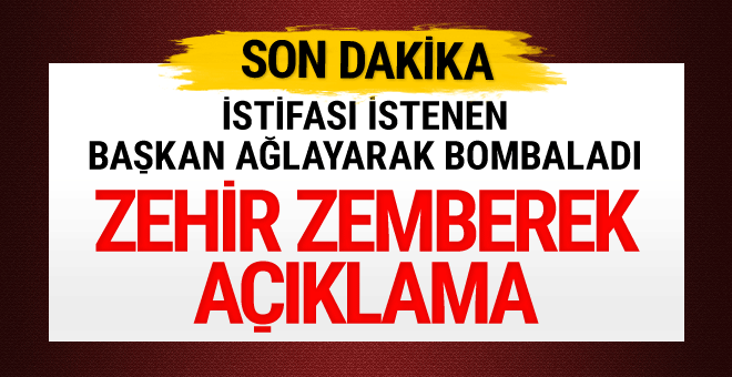 Ahmet Edip Uğur istifa açıklaması olay! Ağlayarak bombaladı