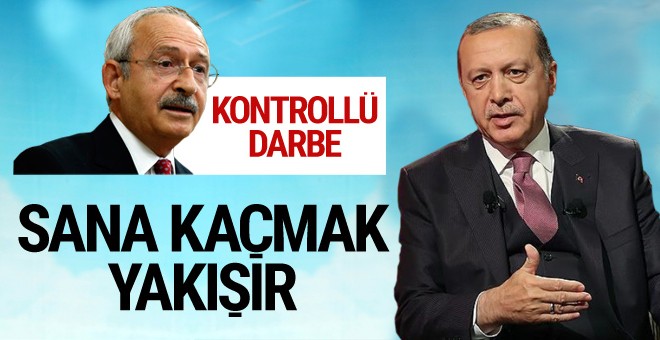 Erdoğan'dan Kılıçdaroğlu'na: Sana kaçmak yakışır sen de yürek yok