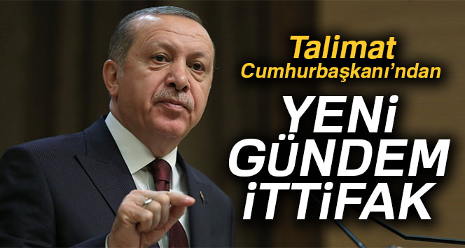 Talimat Cumhurbaşkanı'ndan, yeni gündem ittifak