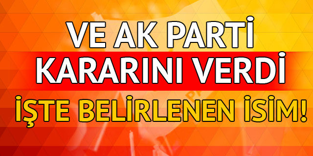 AK Parti'nin Meclis Başkanı Adayı İsmail Kahraman oldu