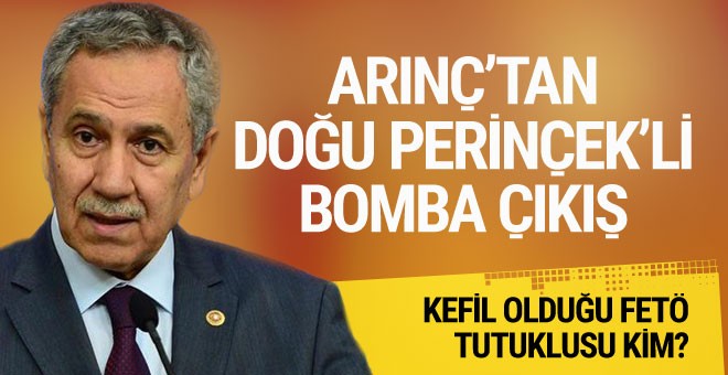Bülent Arınç'tan Doğu Perinçek'li bomba açıklama!