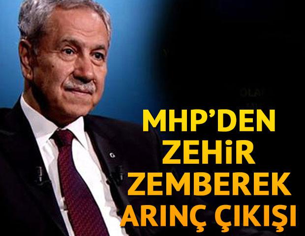 MHP'den Arınç'a çok sert yanıt