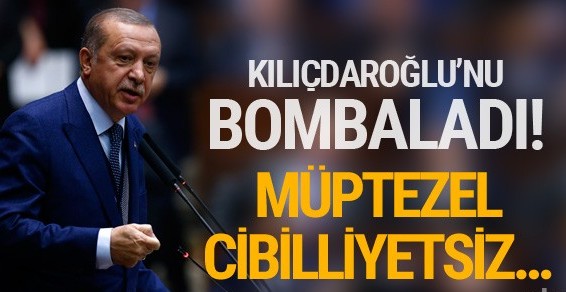 Erdoğan'dan Kılıçdaroğlu'na: Müptezel, müfteri...
