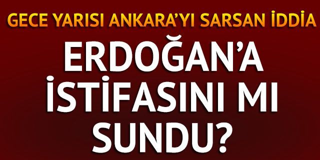 Gece yarısı Ankara'yı sarsan iddia! Sağlık Bakanı Demircan istifa mı etti?