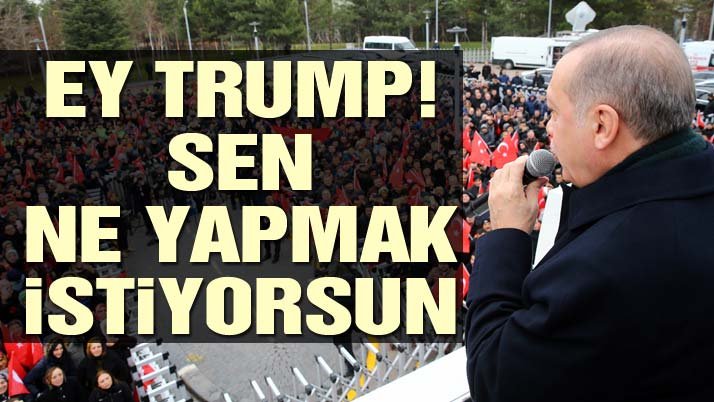 Erdoğan: Ey Trump! Sen ne yapmak istiyorsun…
